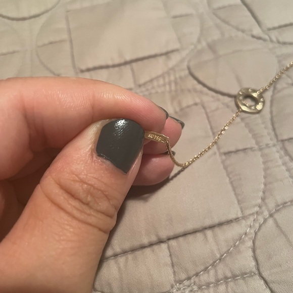 **SOLD**Authentic Tiffany & Co. Atlas Pierced Diamond Bracelet (18k gold) - Picture 4 of 5